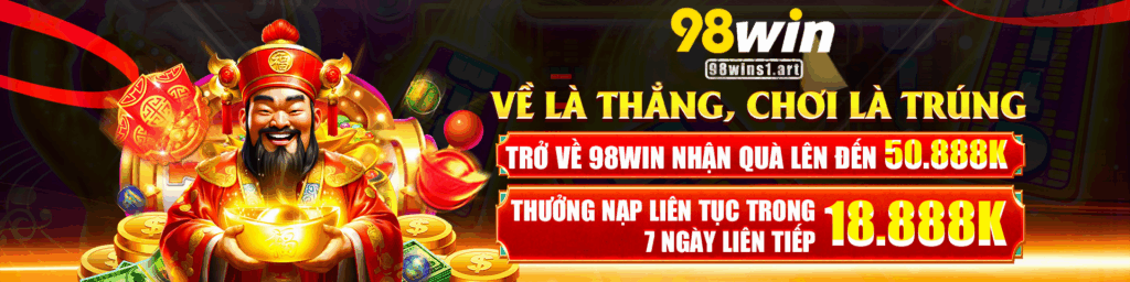 Khám Phá Thế Giới Cá Cược Đỉnh Cao Tại 98WIN - Nhà Cái Uy Tín Hàng Đầu 1 98Wins1 Art Banner